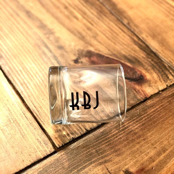 Monogrammed Whiskey Glass - Picture 3 of 3